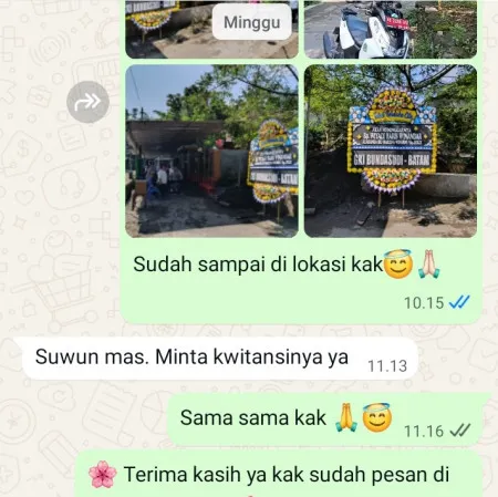 Pengiriman Papan Bunga Duka Gandasari
