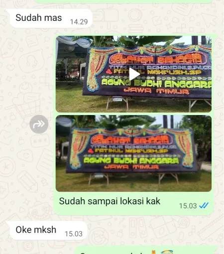 Pengiriman Papan Bunga Gandasari